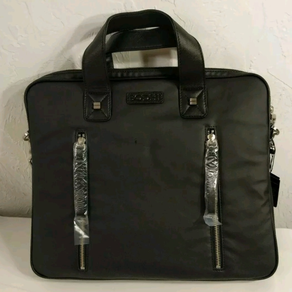 Bodhi Leather Laptop Crossbody Bag - Picture 2 of 3